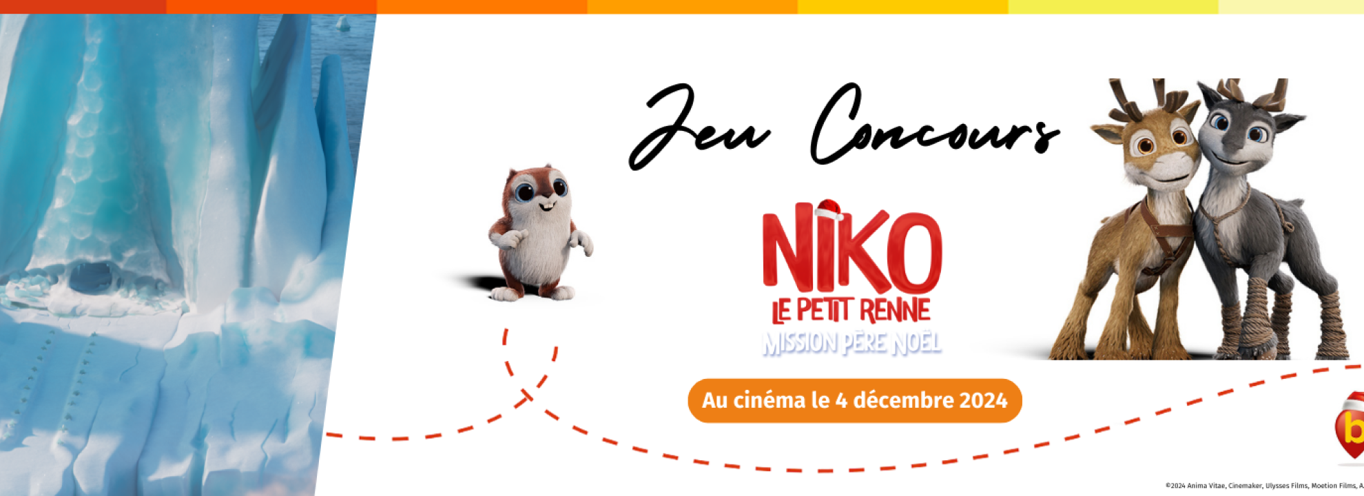 Jeu Concours "Niko le petit renne - Mission Père Noël"