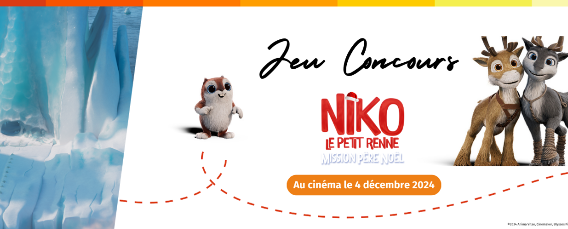 Jeu Concours "Niko le petit renne - Mission Père Noël"