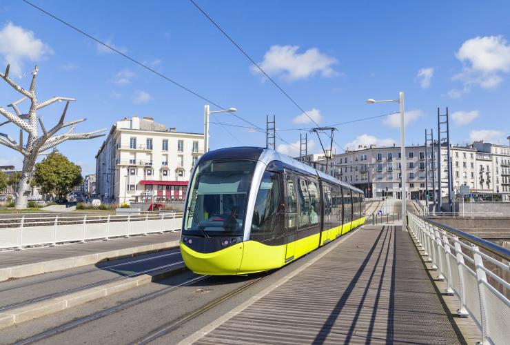 Le Tram au Centre-ville de Brest